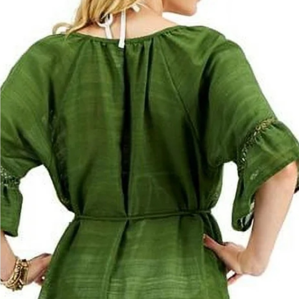 Miken Olive belted cover up new never worn